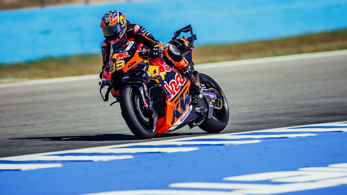 Brad Binder, Jerez test, (KTM Images/Polarity Photo)